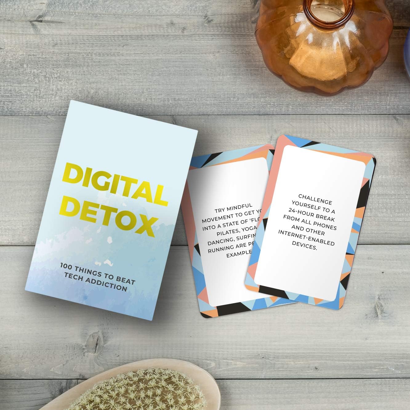 Gift Republic GR700017 Digital Detox Cards,Blue/Multi