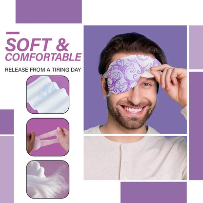 Steam Eye Mask,Warm Eye Compress for Dry Eyes Sleep Mask,Hot Auto Heated Eye Masks Relaxing Items for Women Moist Heat for Eyes Soothing Eye Fatigue,Disposable EyeMask for SPA Essentials