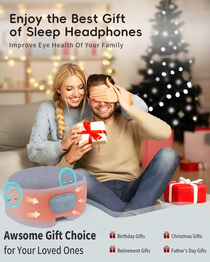 Heated Bluetooth Eye Mask for Sleep, Dry Eyes & Relaxation