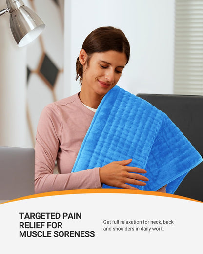 CooCoCo FSA Eligible HSA Hip Heating Pad for Hip and Sciatica Pain Relief | Heated hip brace, 6 heat levels, 4 timers, adjustable wearable fit, soft plush lining for hip, thigh, buttock and lower back