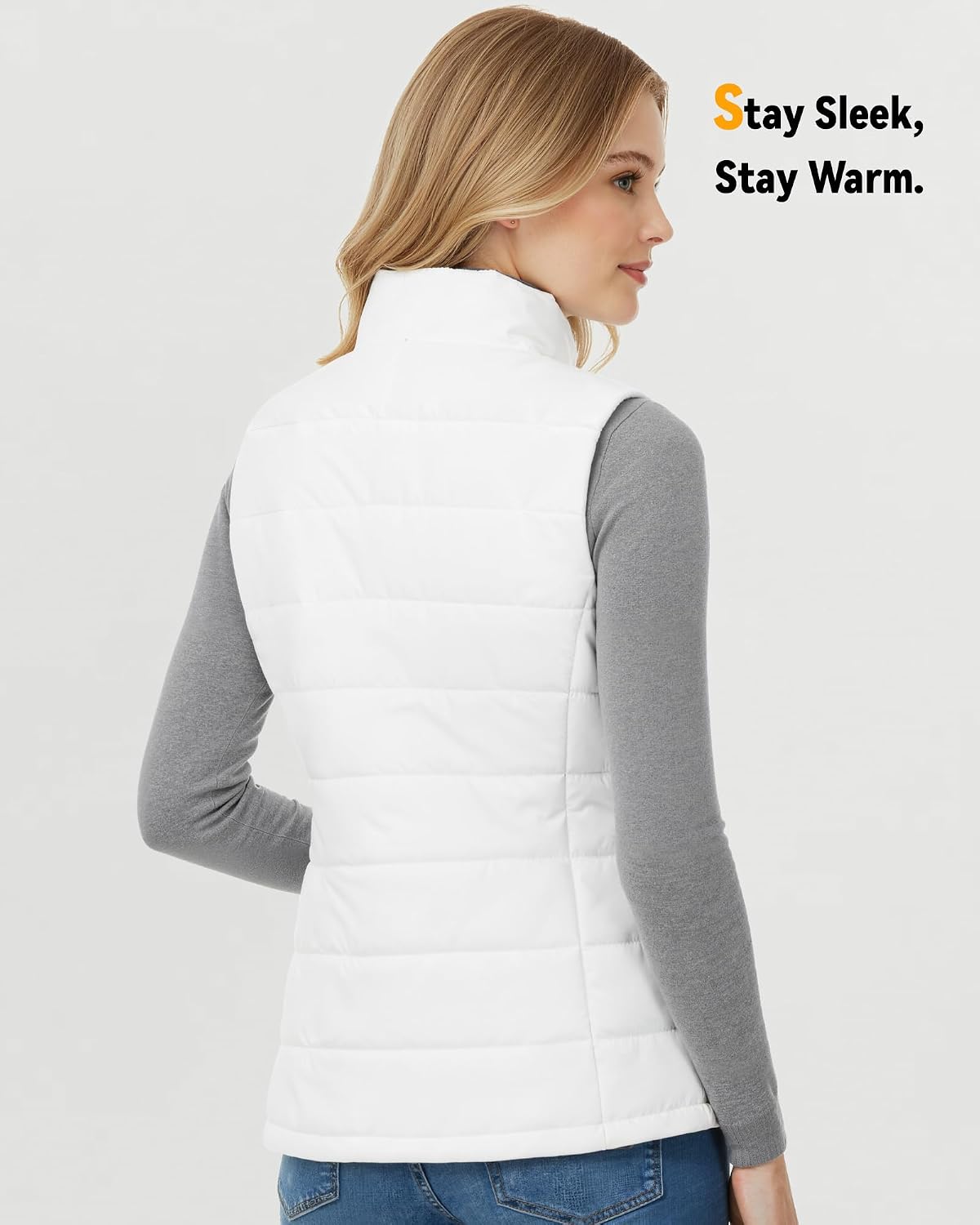 Wulcea Graphene Heated Vest For Women 7.4V Fast Charge Large Capacity Battery