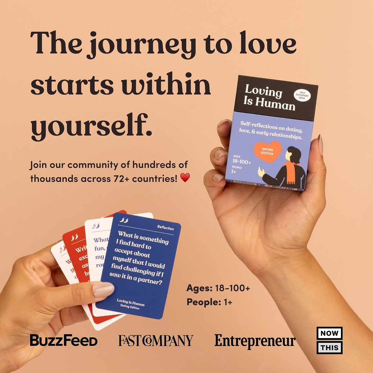 Friends are Human Conversation Cards for Friendship and Bonding, 140 Cards