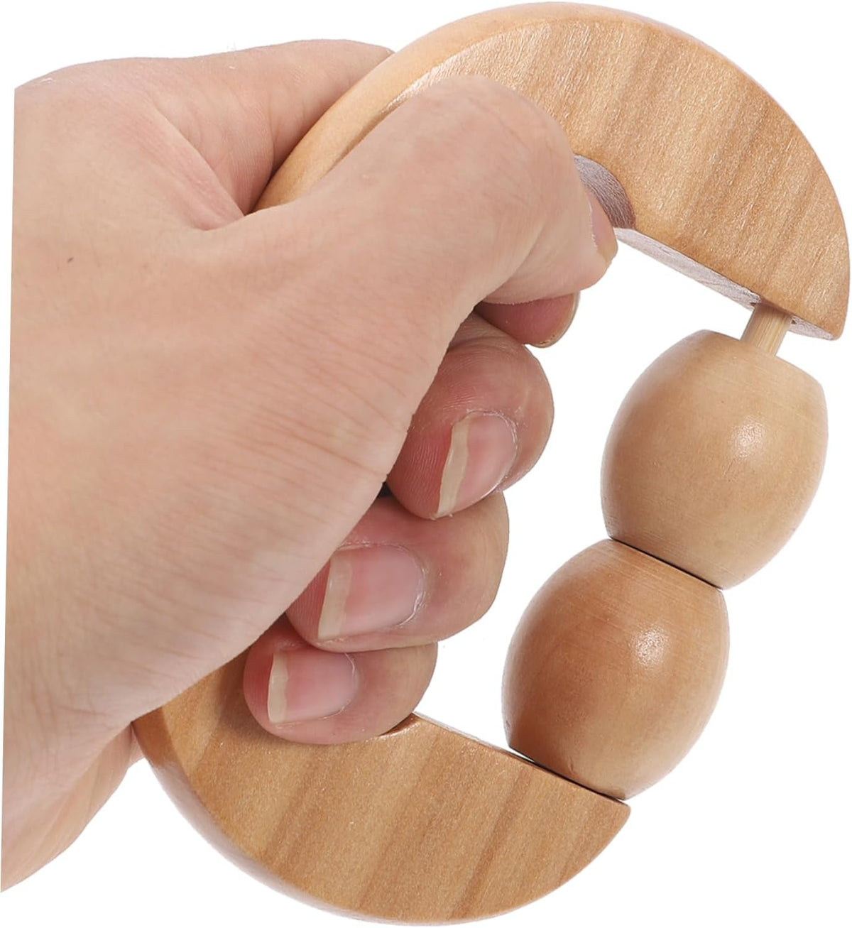 FOMIYES Wooden Foot Roller Tool for Relaxation Portable Massage Device for Face Neck Shoulder Foot Back for Home Travel Use