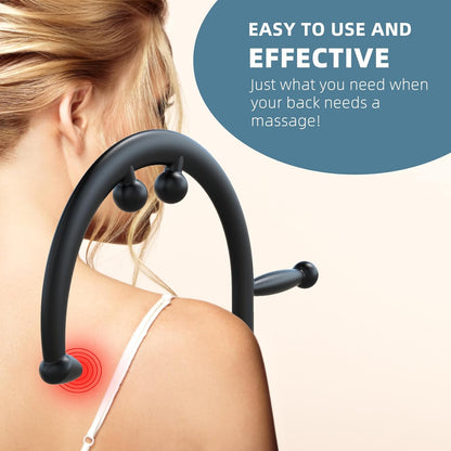 KEINE MARKE Trigger Point Massage Tool Body Deep Tissue Handheld Back, Neck, Shoulder, Leg and Feet Massager Rod, Muscle Release Tool Self Massage Hook Cane for Women & Men
