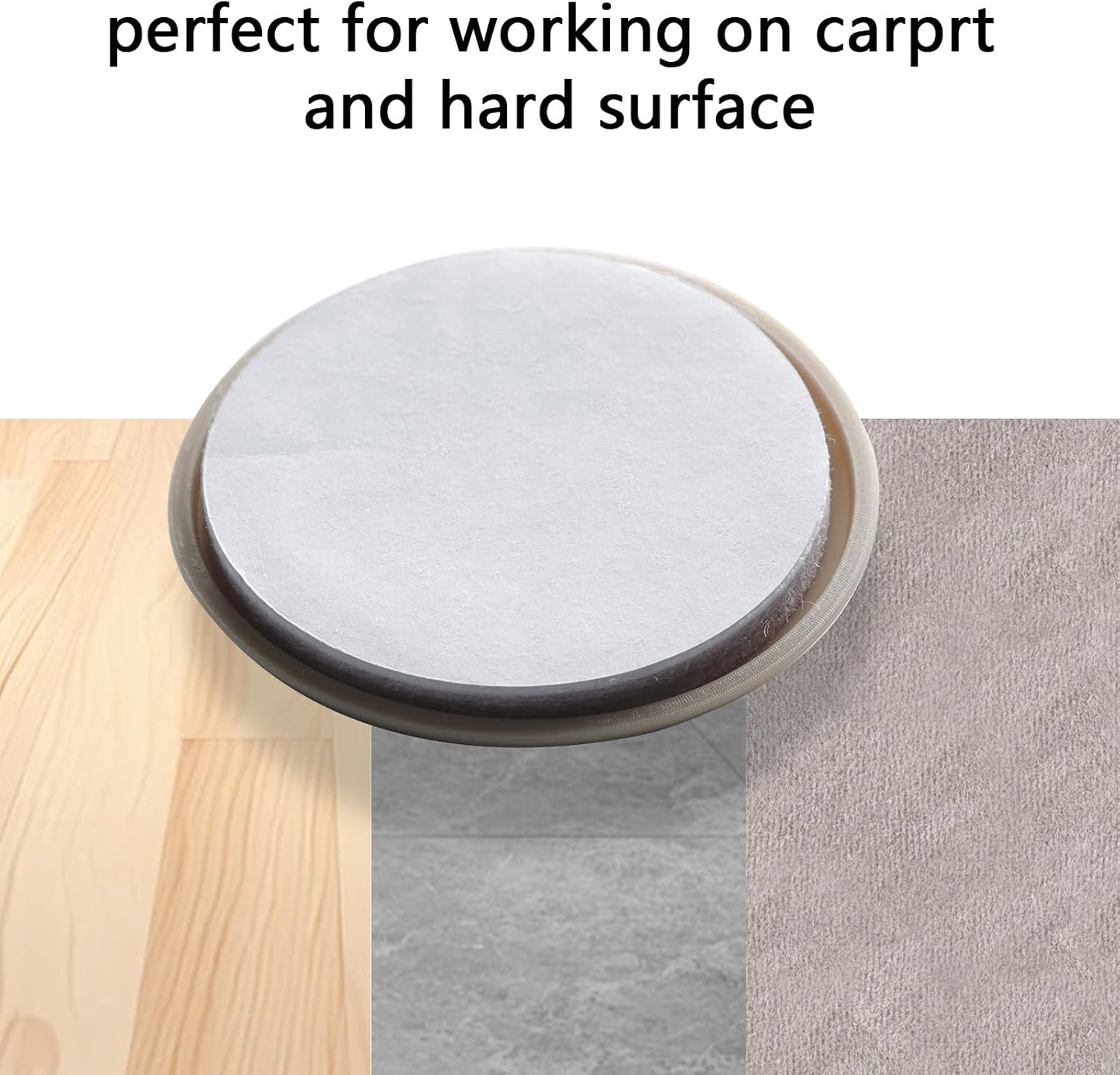 Self-Adhesive Furniture Sliders for Carpets, Furniture Moving Pads (36Pcs) 1-3/4" Furniture Mover Glides, Self Sticks Carpet Furniture Carrier - Move Any Item Quickly and Easily!