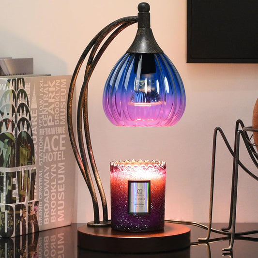 Candle Warmer Lamp with Timer and Dimmer - Electric Melter for Scented Jar Candles - Housewarming, New Home Decor