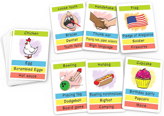 Charades for Kids Ages 6+ – Pocket Fun Charades, 376 Prompts, No Reading