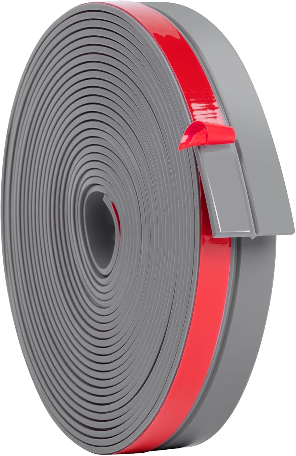 ToLanbbt Weather Stripping Silicone Door Seal Strip 2 in x 10 ft Door Draft Stopper Self Adhesive Tape, Side & Bottom Gaps Insulation Seal for Glass Shower Sliding Window, Black