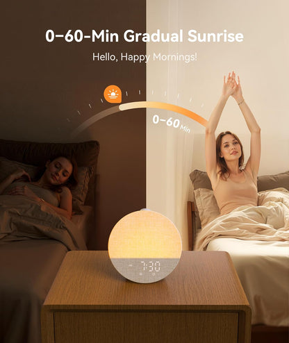 Dreamegg Sunrise 1 Pro, Sunrise Alarm Clock, Sound Machine for Sleep