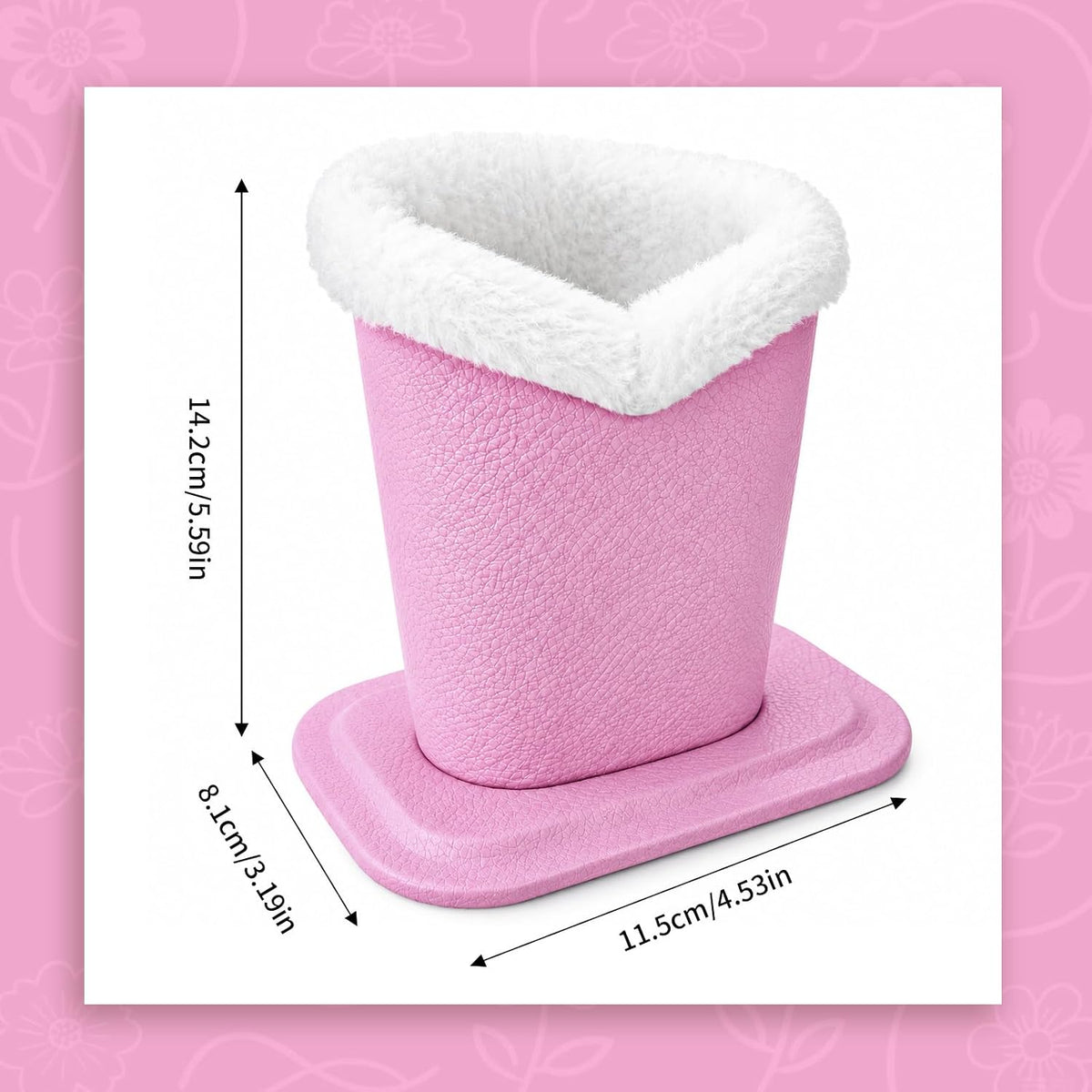 Plush Lined Eyeglasses Holder, Cute Glasses Stand for Women Kids - Colors B