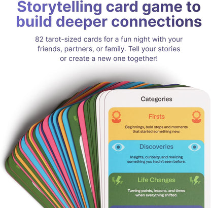 Headway Story Cards Game - Conversation Cards for Friends - Fun Games for Adults - Question Card Game for Storytelling and Deeper Conversation - Card Game for Game Night with Friends