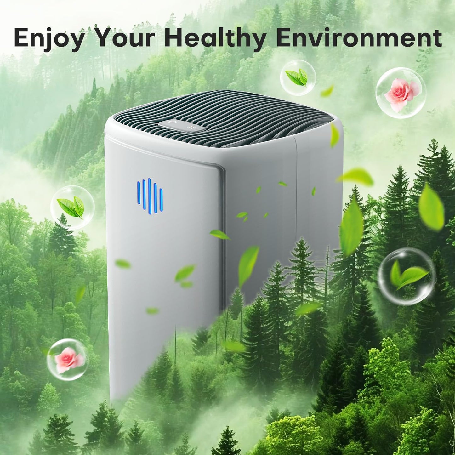 Small Dehumidifier,38OZ,Energy Saving for Bedroom, Bathroom, Closet | 280 Sq.Ft, 28dB Ultra Quiet, Auto Defrost, Auto Shut-off, Portable for Wardrobe Office & RV