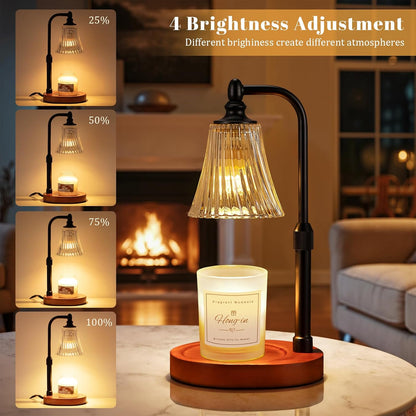 Hong-in Candle Warmer Lamp with Timer,Birthday Gifts for Women Mom Sister