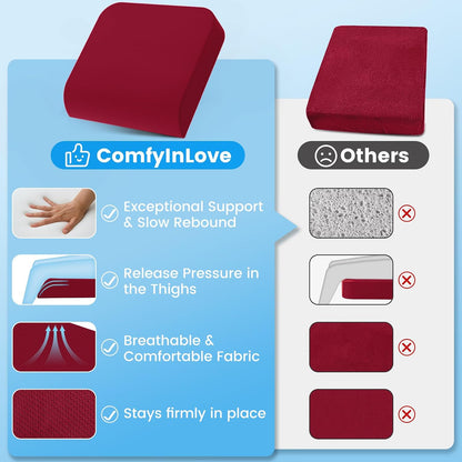 Wheelchair Seat Cushion Cooling Gel Memory Foam Chair Cushion