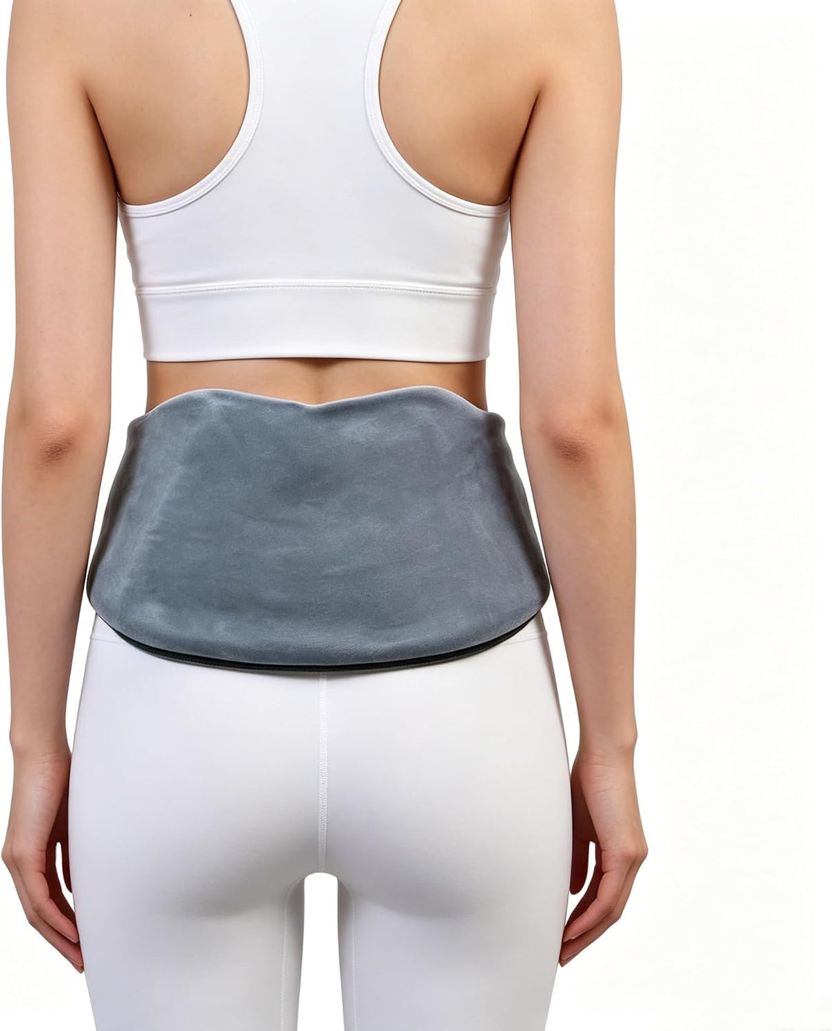 Microwave Heating Pad for Back Pain Relief, Flaxseed Microwavable Heating Pad with Removable Washable Flannel Cover, Moist Heating Pad for Period Cramps & Muscle Relaxation,10''x18''