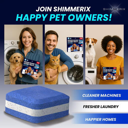 Washing Machine Cleaner Pro Tablets for Pet Owners, 28 Pack, Front/Top Load | Remove Stubborn Pet Hair, Washer Deep Cleaning, Septic Tank Safe, HE Support, Eliminates Pet Smells, Prevents Dander Build-up