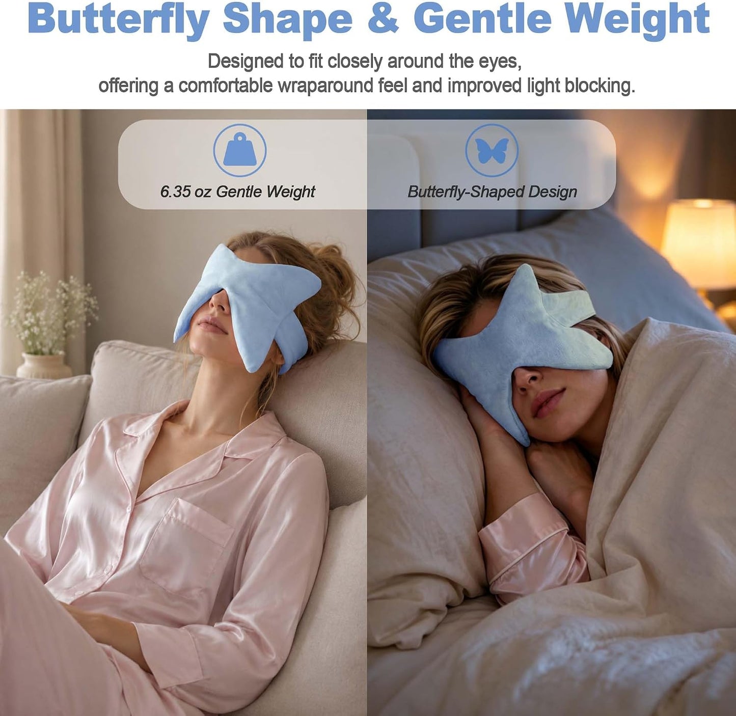 SPRING SEAON Microwavable Sinus Mask,Warm Cold Compress Eye Mask | For Dry Eyes,Weighted Eye Mask,Face Heating Pad for Migraine and Sinus Pressure Relief,Relaxation,Travel,Home and Office Use