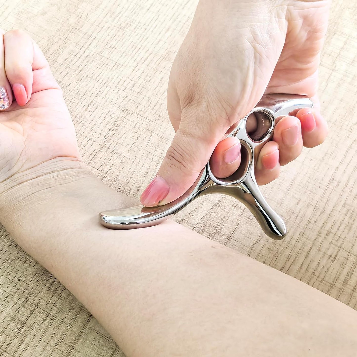 Gua Sha Trigger Point Massage Tool -Thumb Protector,Deep Tissue Massage,Muscle Scraper Tool (T)
