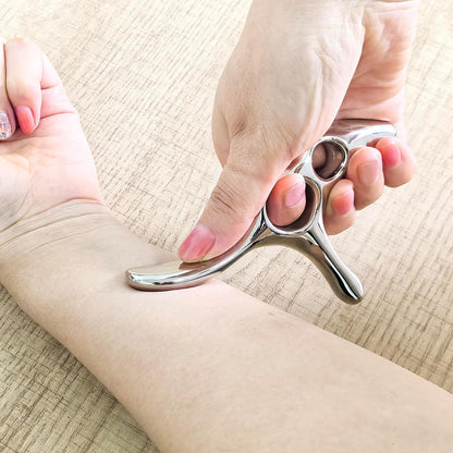 Gua Sha Trigger Point Massage Tool -Thumb Protector,Deep Tissue Massage,Muscle Scraper Tool (T)