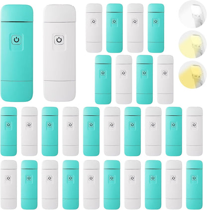 KunHe 10 Pack USB Rechargeable Book Light Bulk for Reading at Night in Bed LED Reading Lights with Clip for Kids & Adults Bulk Gift for Book Lovers