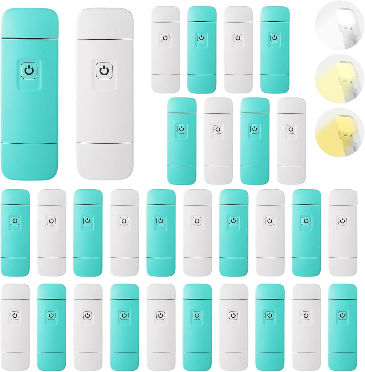 KunHe USB Rechargeable Book Light Bulk for Reading at Night in Bed LED Reading Lights with Clip for Kids & Adults Bulk Gift for Book Lovers