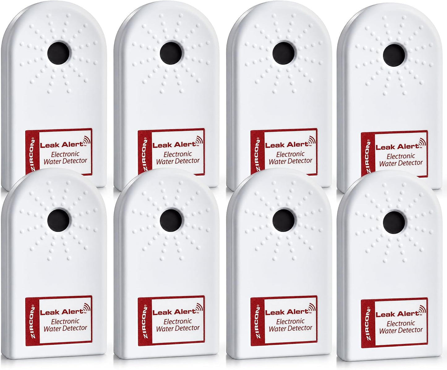 Zircon® Leak Alert™ Water Leak Detector, Loud 90 dB Water Alarm | Detect leaks before costly water damage near water heaters, appliances and plumbing fixtures; no setup required