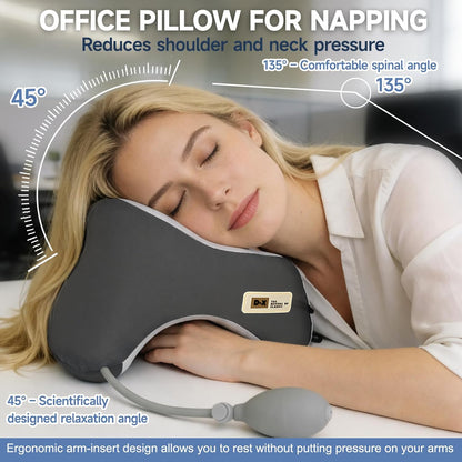 Knee Pillow for Side Sleepers, Alignment Pillow for Side Sleepers, Relief Hip & Sciatica Pain, Nourial Pillow Between Legs for Pregnant Women and Seniors (Grey)