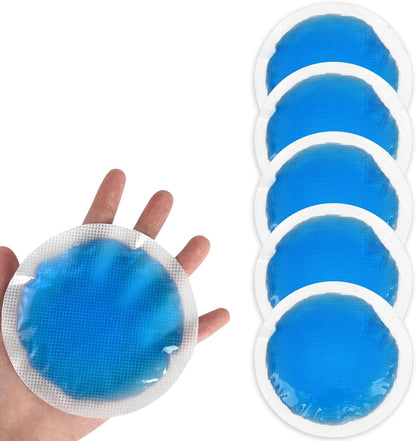 Tutmyrea Reusable Soft Small Ice Packs - 12 Pack Cold Compress for Injuries, Eyes, Face, Breast, Allergies, Small Wounds