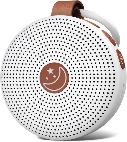 Portable Sound Machine Mini White Noise Machine Baby Shushing Brown Noise Machine with 30 Soothing Sounds for Kids Adults Dogs Auto-Off Timer 32 Volume Levels Sleep Machine for Home Office Privacy