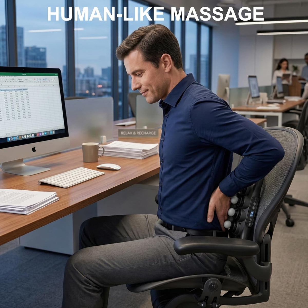 16-Head Massage Gun Deep Tissue, 9 Speeds & 9 Models Electric Percussion Muscle Massager, Quiet Portable Back Massager for Pain Relief, Relaxation for Back, Neck, Shoulders, Legs, Feet (42head)