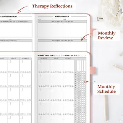 5 MINUTES A DAY Mental Health Journal, 90-Day Guided Journal