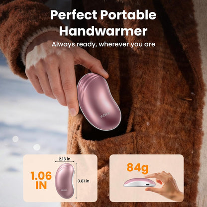Hand Warmers Rechargeable, Electric Hand Warmers with Fidget Spinner, 2 Pack 6000mAh Reusable Charging Handwarmers, Magnetic Pocket Heater Gifts for Women, Men, Outdoor, Hunting, Fishing, Golf Camping