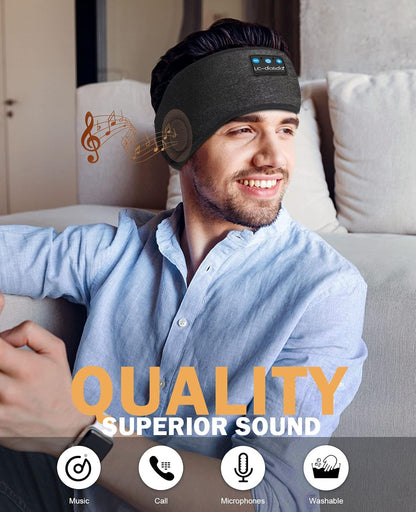 LC-dolida Sleep Headphones Headband Bluetooth 5.4, Sports Headband Earphones Wireless with Speaker Microphone USB C for Women Sleeping Gift Workout Jogging Yoga Insomnia Travel Meditation, Butterfly
