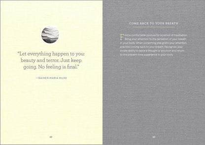 A Mindfulness for Beginners Journal: Prompts and Practices for Living in the Moment