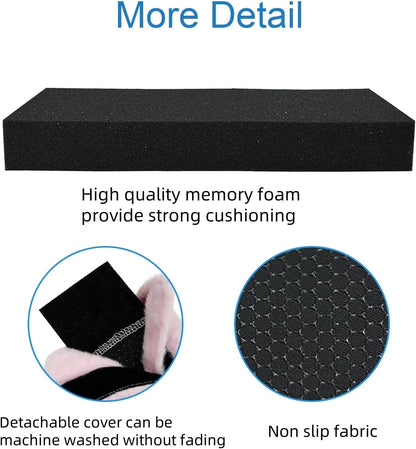 SPRING SEAON Wheelchair Armrest Pads Covers Fuzzy Desk Chair Arm Pads Soft