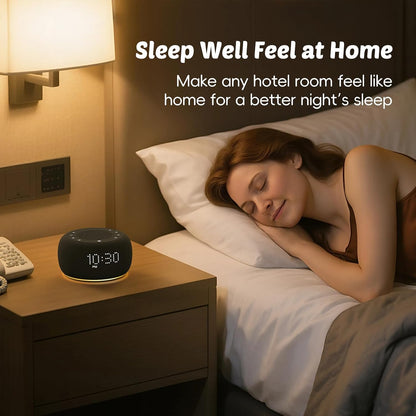Buffbee Pro 2nd Gen| Sound Machine, Alarm Clock with Bluetooth Speaker