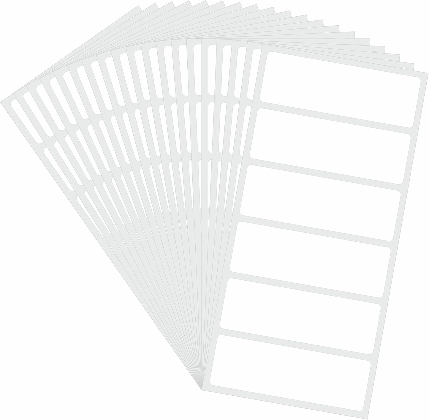 Hybsk 60 PCS Rectangle Removable Labels for Jars Containers Pantry Stickers- No Messy Residue After Use with Easy Write Surface (2 x 3 inch)