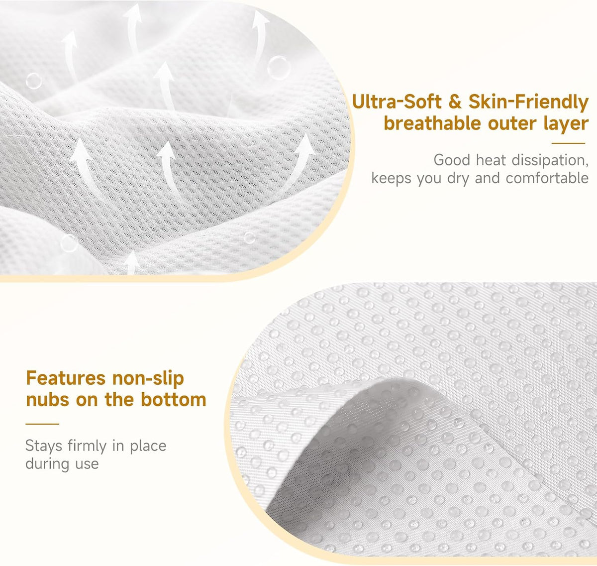 Wedge Pillow for Legs Elevation, 23.2x16.5x7.5in, White