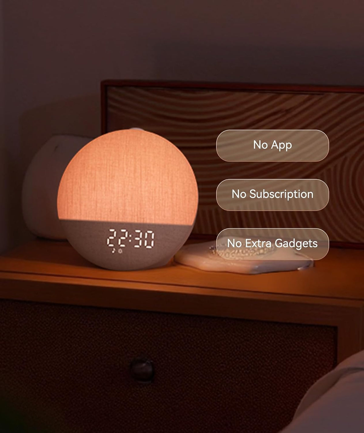 Dreamegg Sunrise 2 Sunrise Alarm Clock, Sound Machine for Sleep, 29 Sounds