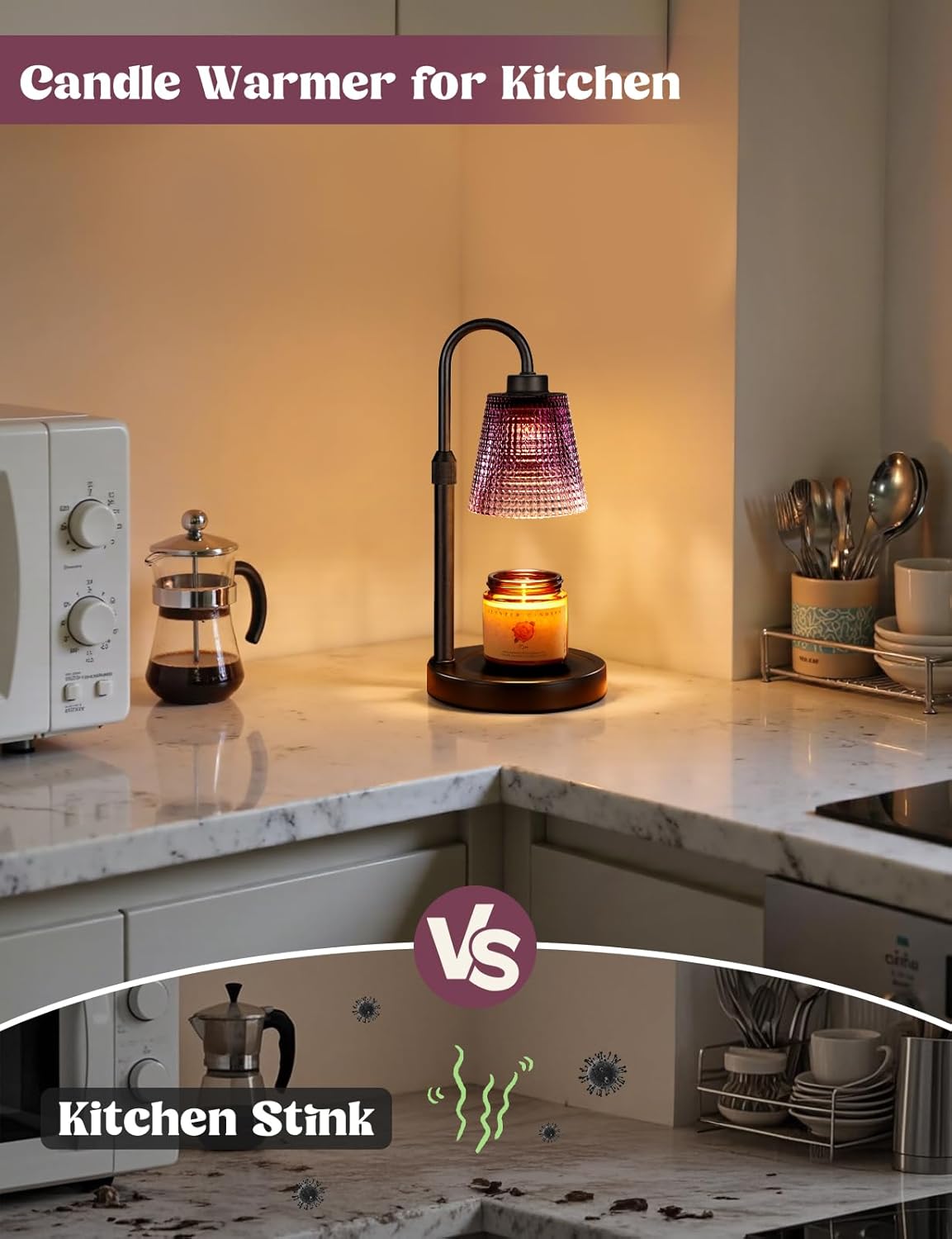 Candle Warmer Lamp with Timer Home Decor Birthday Gifts for Women