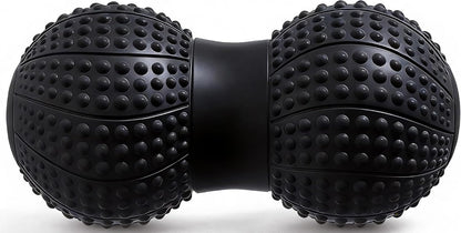 8 Inch Large Peanut Massage Ball Roller for Large Muscle Groups, Deep Tissue Double Massage Ball for Neck,Back,Leg,Low Back,Peanut Myofascia Release Ball for Muscle Knots&Physical Therapy