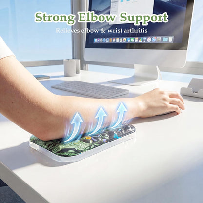 Ospelelf Ergonomic Elbow Pad, Gel Keyboard Wrist Rest Support for Office Desk Chair, Arm Wrist Pad for Typing Pain Relief