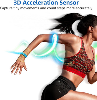 Vibrating Alarm Clock Watch for Heavy Sleepers, Silent Wake Up Bracelet & Smart Wristband, Wearable Vibration Wrist Alarm, Non-Audible Sleep Wristband for Men & Women