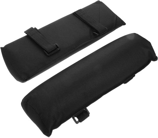 Foldable Armrest Pad for Outdoor Chairs 13.78X4.53 Inches Recliner Elbow Cushion Replacement for Camping Beach Balcony Chairs Comfortable Armrest Pads Set of 2