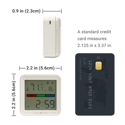 AcuRite Digital Indoor Thermometer and Hygrometer, Classic