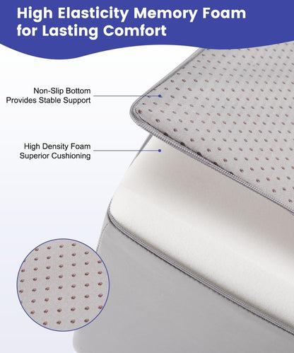 Knee Surgery Pillow Straight Leg Pillow Elevation Blood Circulation | Cooling Cover Foam Wedge for Elevating Leg Machine Washable Removable| Knee Wedge Pillow Post Surgery