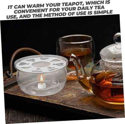 Retro Teapot Warmer Tea Pot Heating Base Tea Warmer Heater for Kitchen
