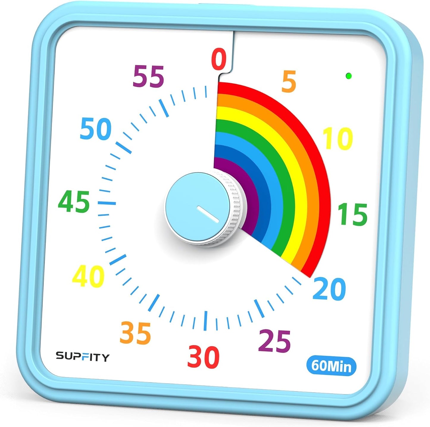 8-Inch Large Visual Timer for Kids 60-Minute Classroom Timer Magnetic | Countdown Timer with Pause Kickstands, Time Management Tool ADHD Timer Home School Kitchen and Office