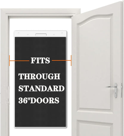 2 Set Large Furniture Sliders with Pull Strap, 4 ft Appliance Moving Sliders, Heavy Duty Furniture Movers Sliders, Furniture Pull Sliders for Carpet and Hardwood Floors (48" x 6.5")