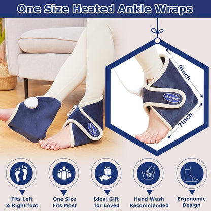 CAMECO Electric Neck Heating Pad for Pain Relief, 86℉-158℉ & 30S Heating Heated Neck Wrap Warmer for Soreness Stiffness, Super Soft Heated Scarf, Neck Heat Pad, Auto Shut-Off Timer, Gifts for Women